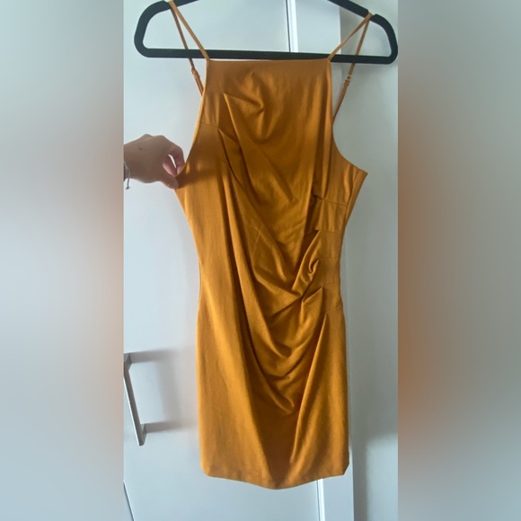 NWT Dynamite Jennifer Ruched Dress, Size Small - Picture 7 of 7